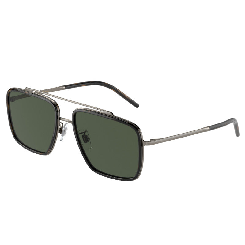 Dolce & Gabbana DG2220 13359A Dark Tortoise/Green Polarized 57mm