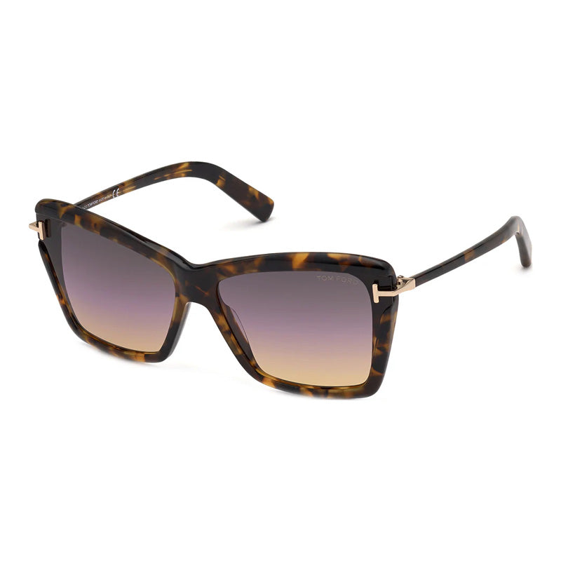 Tom Ford FT0849 55B Vintage Dark Havana with Rose Gold/Liliac and Sand 64mm