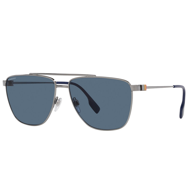 Burberry BE3141 100380 Gunmetal/Dark Blue 61mm