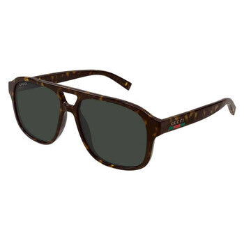 Gucci Gucci Green Pilot Men's Sunglasses GG1856S 002 57