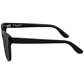 Saint Laurent Saint Laurent Grey Square Unisex Sunglasses SL M24/K 001 55