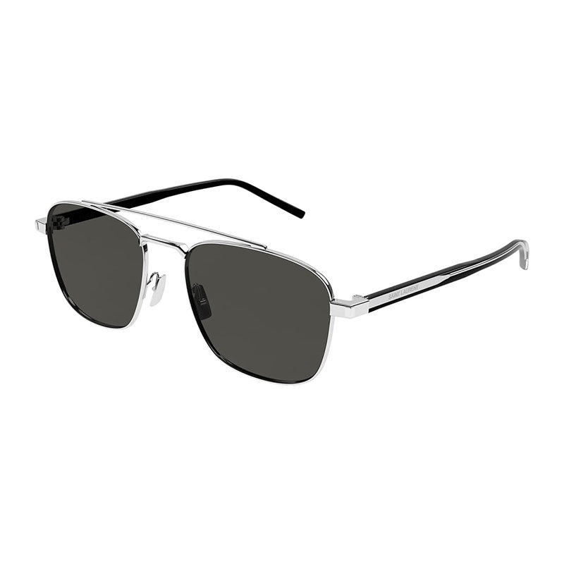 Saint Laurent SL665 002 Silver/Grey 56mm
