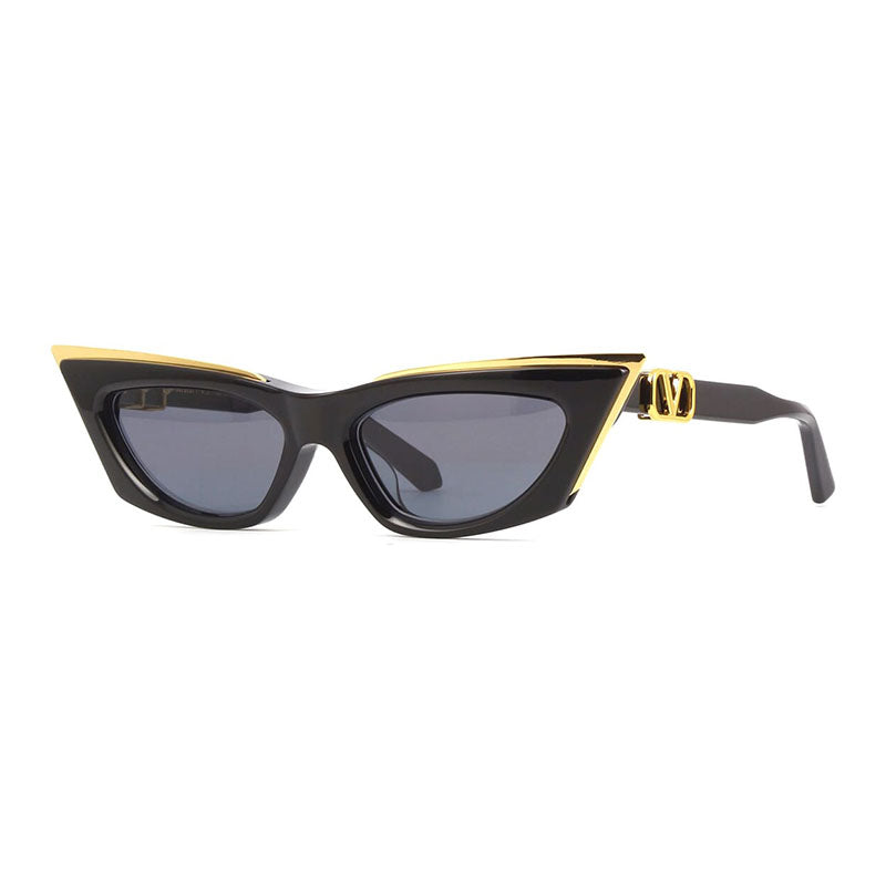 Valentino V-GOLDCUT-I VLS-113 A Black/Yellow Gold/Dark Grey AR