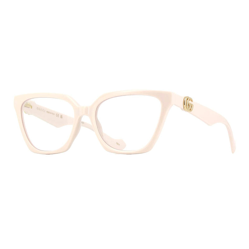 Gucci GG1542S 003 Ivory/Clear with Magnetic Clip-On Brown