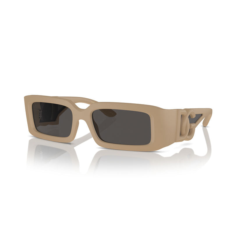 Dolce & Gabbana DG6197 329287 Rubberized Beige/Dark Grey 53mm