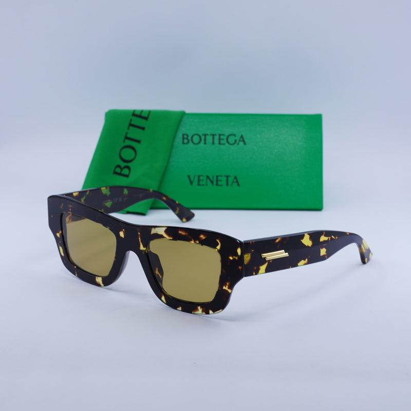 Bottega Veneta BV1357S 003 Spotted Havana/Nicotine