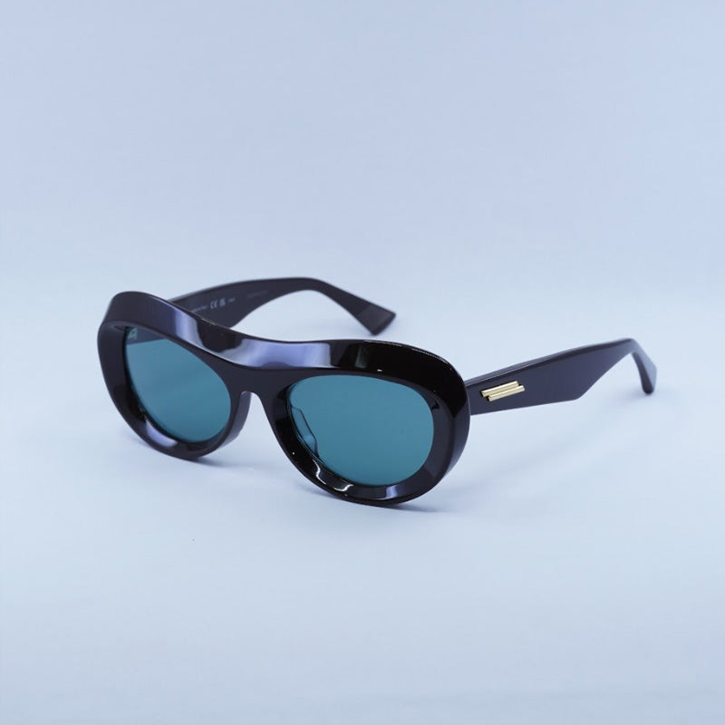 Bottega Veneta BV1284S 004 Fondant Brown/Teal 54mm