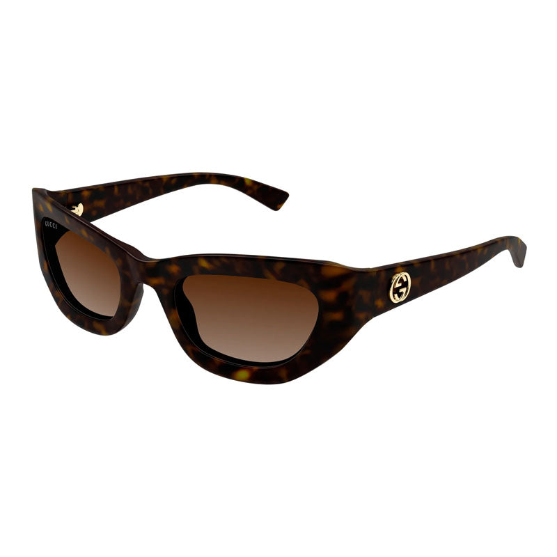 Gucci GG1784S 002 Matte Dark Havana/Brown Gradient 52mm
