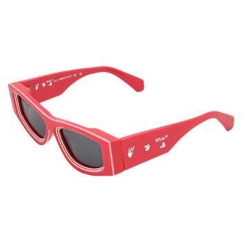 Off-White Off-White Andy Dark Grey Irregular Unisex Sunglasses OERI047 2507 57