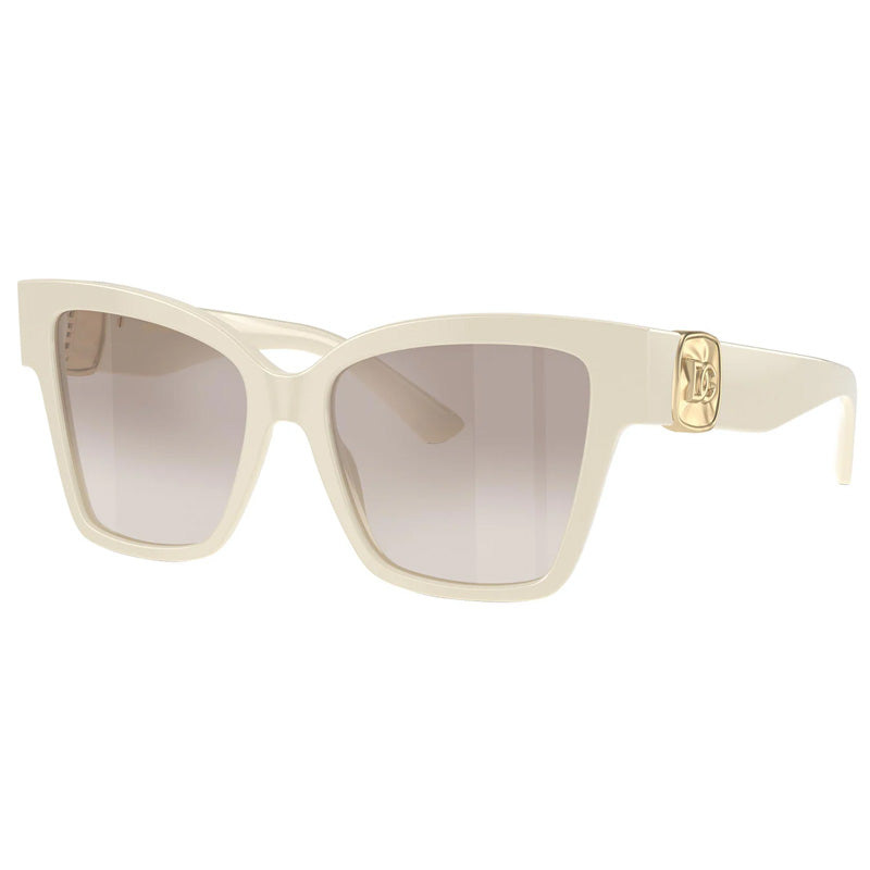 Dolce & Gabbana DG4470F 331294 Cream/Clear Gradient Brown with Silver Mirror 54mm
