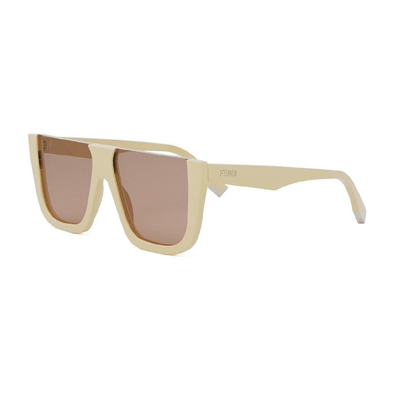 Fendi FE40136I 39E Shiny Yellow/Brown 62mm