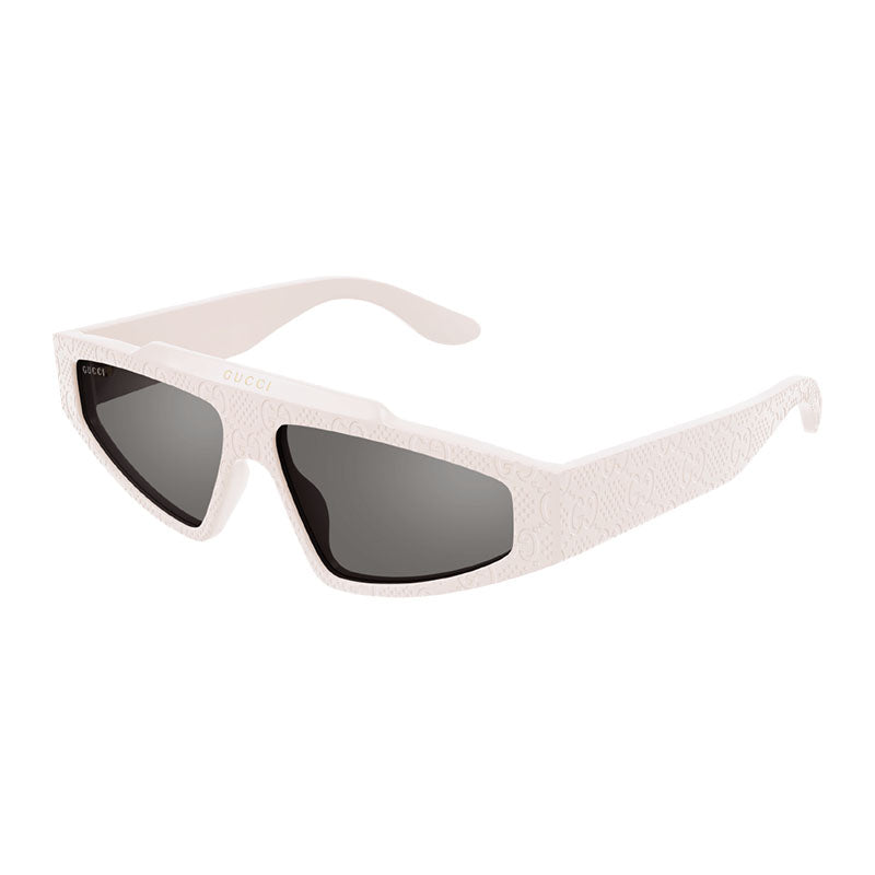 Gucci GG1591S 005 Ivory with GG Pattern/Grey Mirror