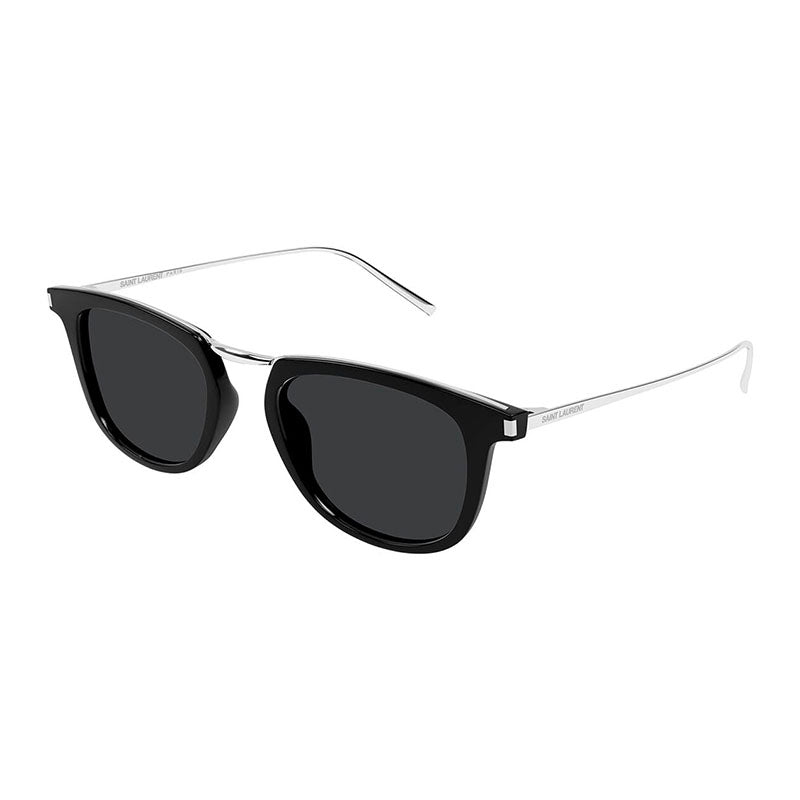 Saint Laurent SL 753 001 Shiny Black/Silver/Grey 50mm