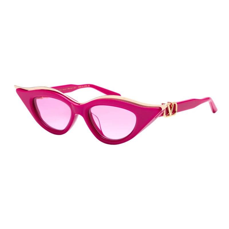 Valentino V-GOLDCUT-II VLS-114 D Pink/White Gold/Pink to  display picture 2