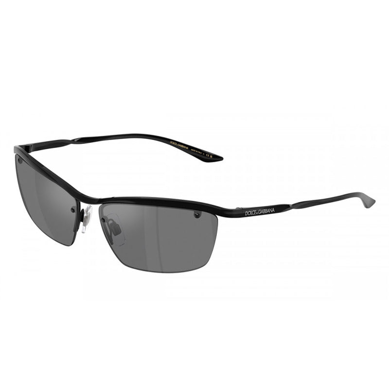 Dolce & Gabbana DG2307 01/6G Black/Grey Mirror Black