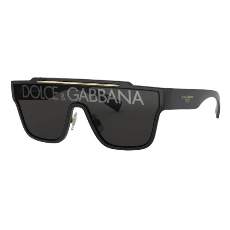 Dolce & Gabbana DG6125 501/M Black/Dark Grey Tampo D&G Silver 35mm