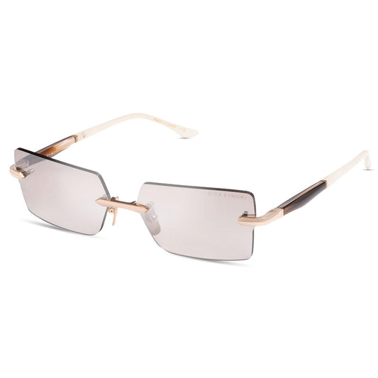 Dita DTS-462-A 01 White Gold/Brown to Clear Gradient Silver Flash