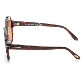 Tom Ford Tom Ford Hanley Brown Butterfly Ladies Sunglasses FT1034 52F 57