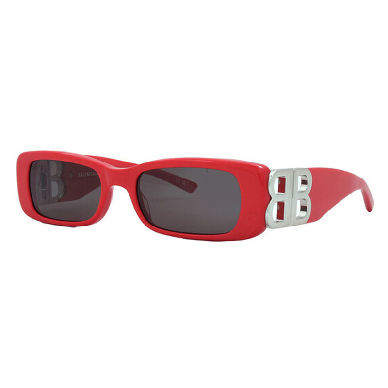 Balenciaga BB0096S 015 Solid Red/Grey 51mm