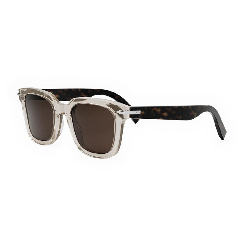 Dior DIORBLACKSUIT S10I 78F0 Transparent Beige/Dark Havana/Brown 51mm