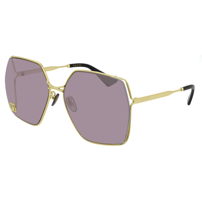 Gucci GG0817S 007 Gold/Violet 65mm