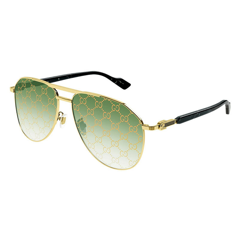Gucci GG1220S 004 Gold/Green with Pattern 59mm
