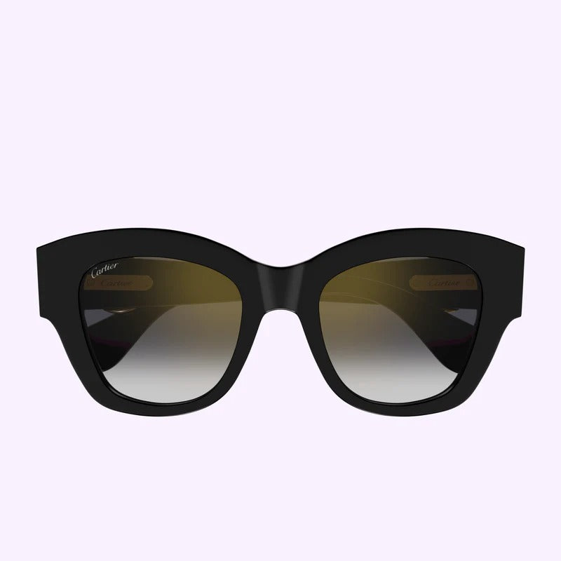 Cartier CT0548SA-001-55 BLACK / GREY 55-18-145 CARTIER SUNGLASSES