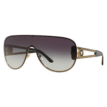 Versace Versace Grey Gradient Shield Ladies Sunglasses VE2166 12528G 141