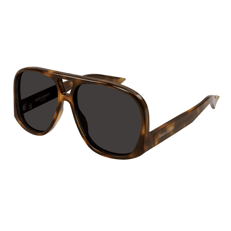Saint Laurent SL 652/F SOLACE 002 Shiny Medium Havana/Black 61mm