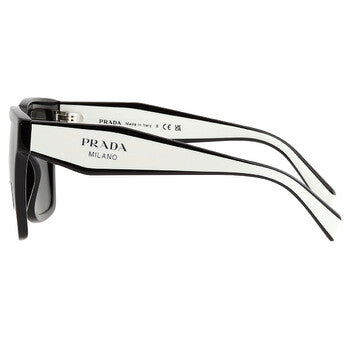 Prada Prada Dark Gray Square Ladies Sunglasses 0PR 24ZS1AB5S056