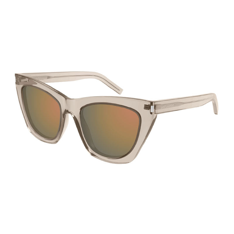 Saint Laurent SL214KATE 023 Transparent Nude/Copper Mirror