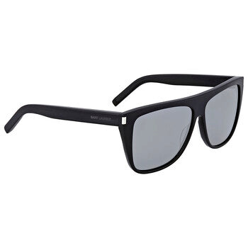 Saint Laurent Saint Laurent Grey Mirror Rectangular Unisex Sunglasses SL 1 001 59
