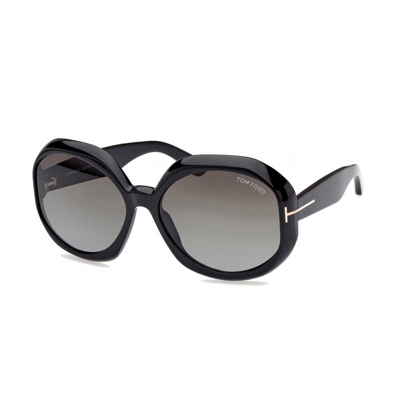 Tom Ford FT1011 01B Shiny Black/Gradient Smoke 62mm