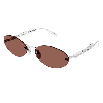 Gucci Gucci Brown Oval Ladies Sunglasses GG1922S 002 62