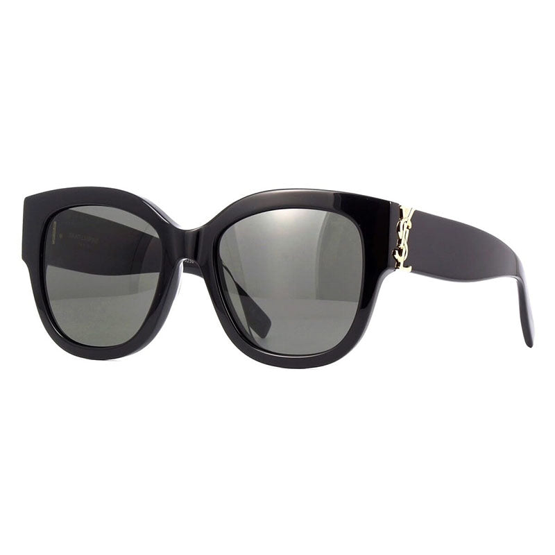 Saint Laurent SLM95/F 001 Black/Dark Grey 56mm