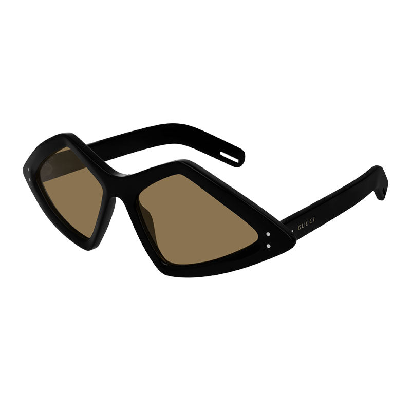 Gucci GG0496S 001 Shiny Black/Brown