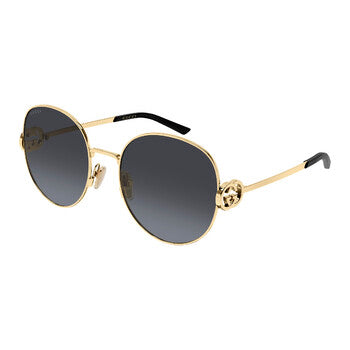 Gucci Gucci Grey Round Ladies Sunglasses GG2047S 001 58