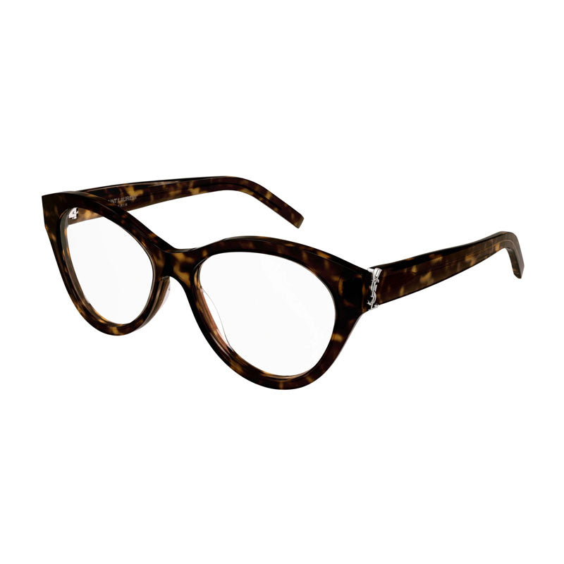 Saint Laurent SL M96 004 Dark Havana/Clear Demo Lens 55mm