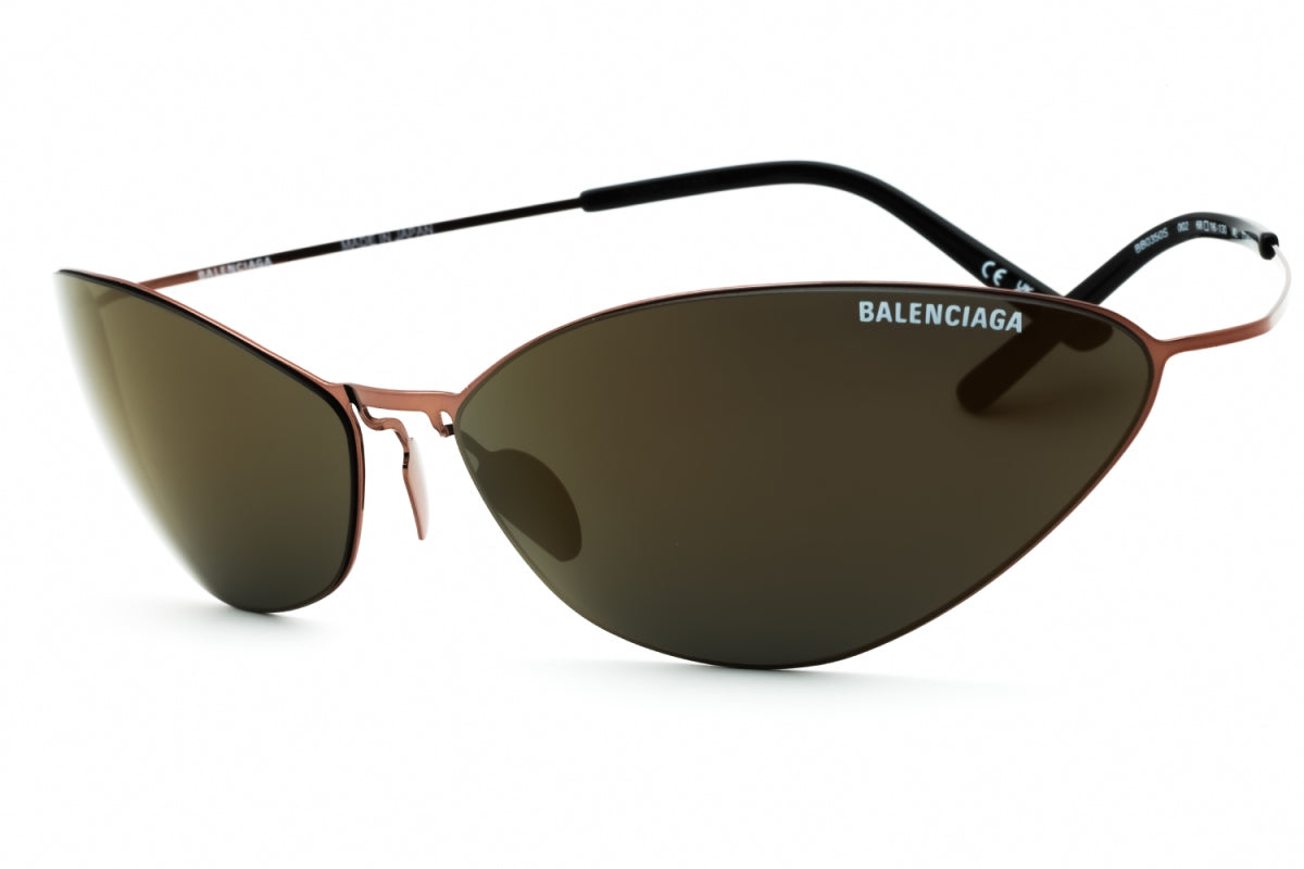 Balenciaga BB0350S 002 Brown/Bronze Brown Mirror
