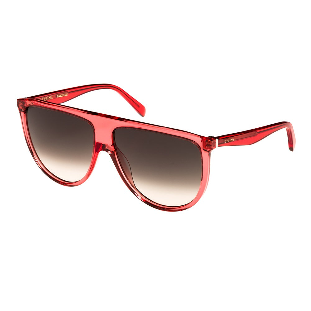 Celine CL40006I 66F Transparent Red/Gradient Brown