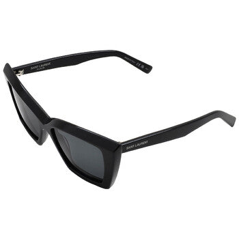 Saint Laurent Saint Laurent Dark Grey Cat Eye Ladies Sunglasses SL 657 001 54