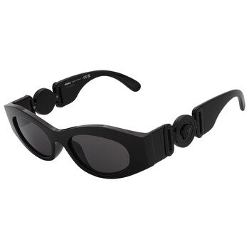 Versace Versace Dark Grey Oval Ladies Sunglasses VE4480U 536087 51