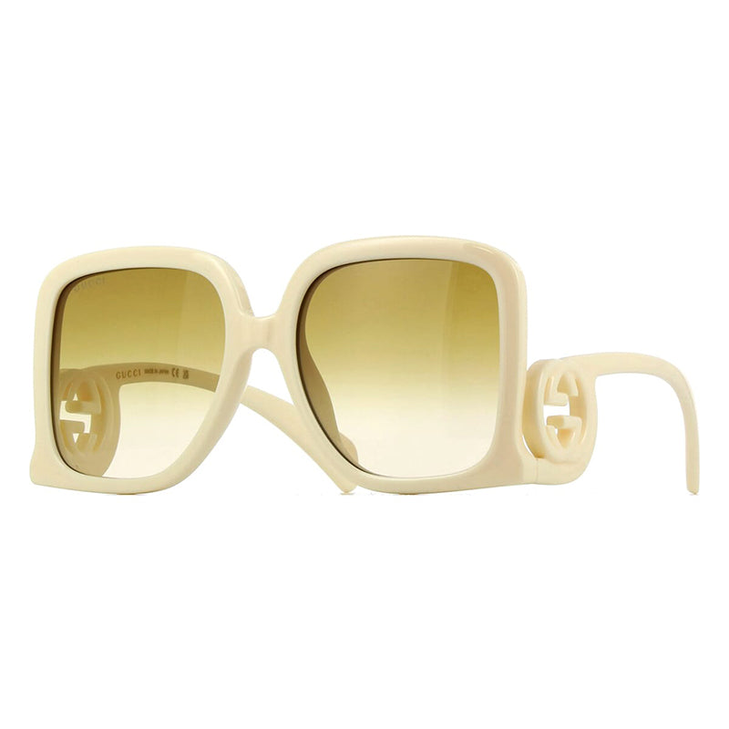 Gucci GG1326S 002 Ivory/Brown Gradient