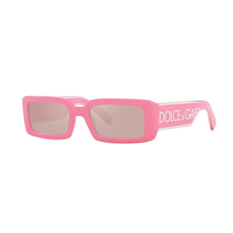 Dolce & Gabbana DG6187 3262/5 Pink/Light Pink Mirror Silver 53mm
