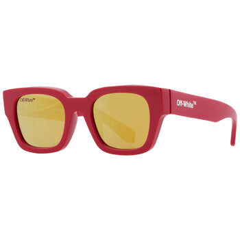 Off-White Off-White Zurich Amber Square Unisex Sunglasses OERI018 2576 51