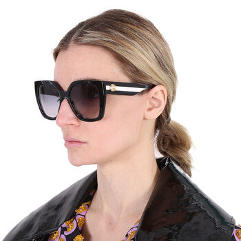 Gucci Gucci Grey Gradient Butterfly Ladies Sunglasses GG1300S 004 55