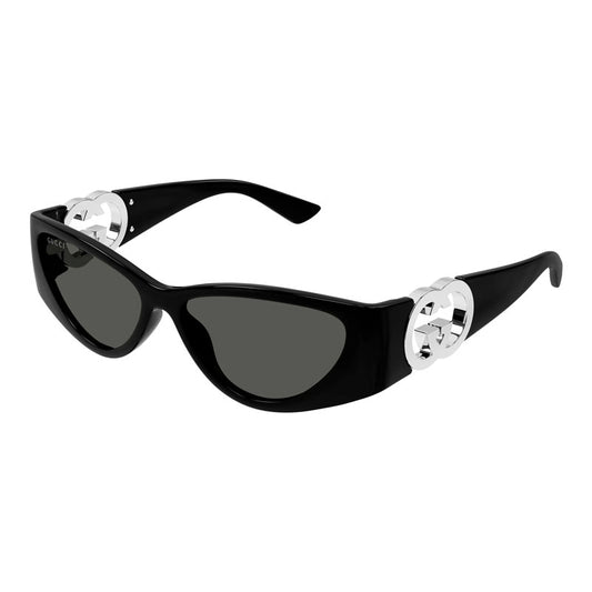Gucci GG1824S 001 Shiny Black/Grey