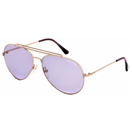 Tom Ford FT0497 28Y Shiny Rose Gold/Violet 60mm