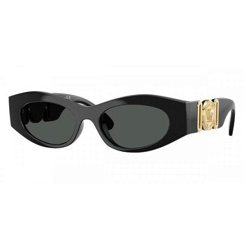Versace Versace Dark Grey Oval Men's Sunglasses VE4480U GB1/87 51