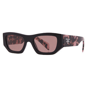 Prada Prada Light Brown Rectangular Ladies Sunglasses PR A01S 13P60B 53